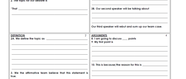 Speech Structure Templates